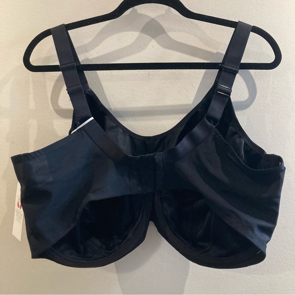 ELOMI Sz 44GG Energise Unpadded Underwire  J-Hook Adjustable Strap Eye Hook Bra - Picture 6 of 11